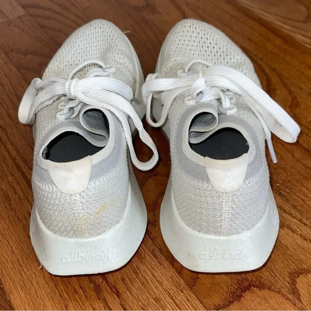 Allbirds Women's TD Tree Dasher Knit Running Shoe White Size 7.5